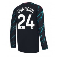 Billiga Manchester City Josko Gvardiol #24 Tredje fotbollskläder 2023-24 Långärmad